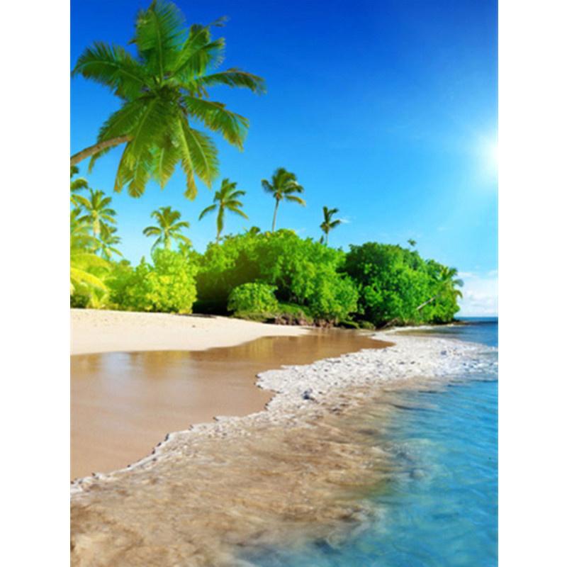 5D DIY Pintura Diamante Azure Seascape Diamante Bordado Kit Ponto Cruz Completo Strass Mosaico Decoração de Casa