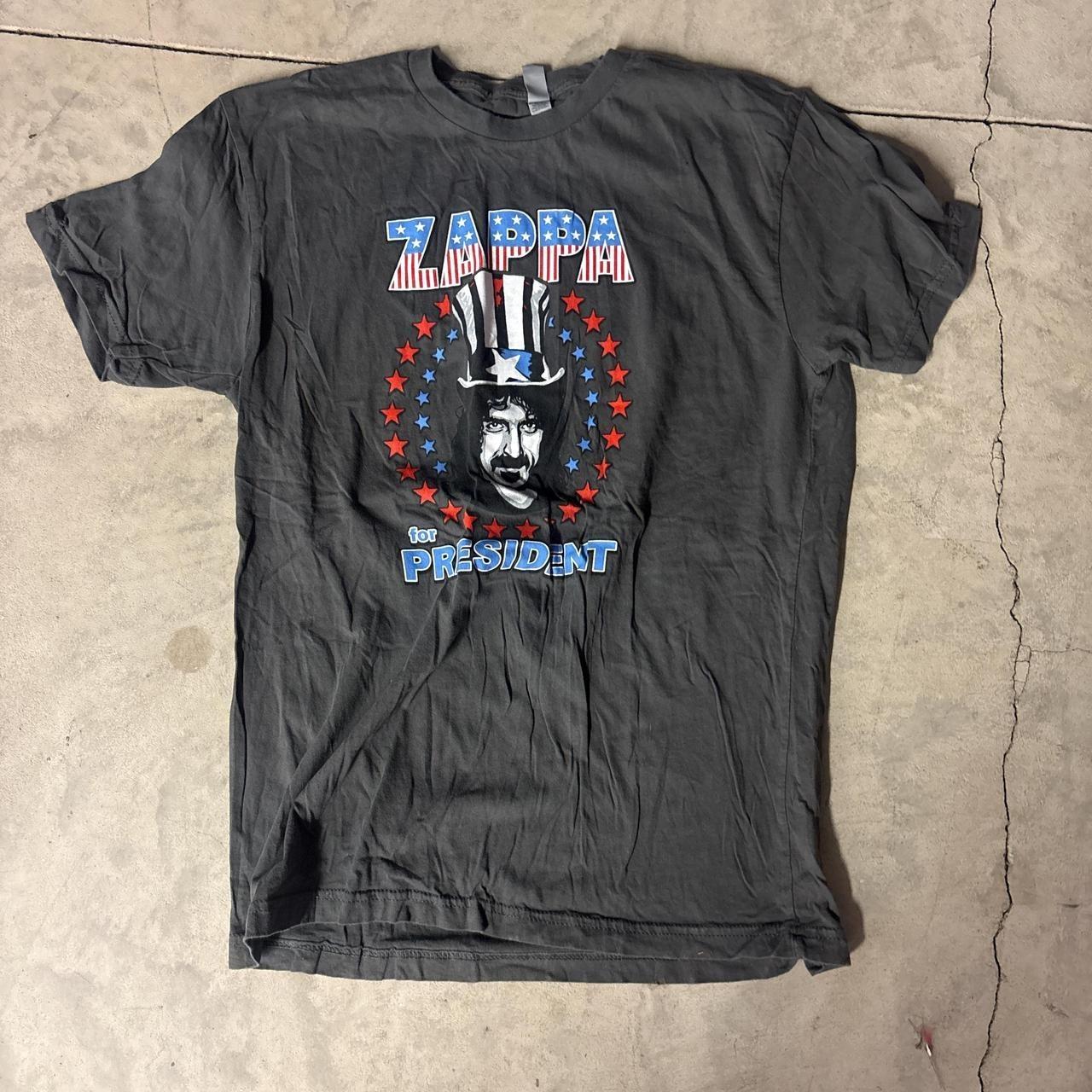 Frank Zappa for president Black Shirt Unisex Concert TU714 S