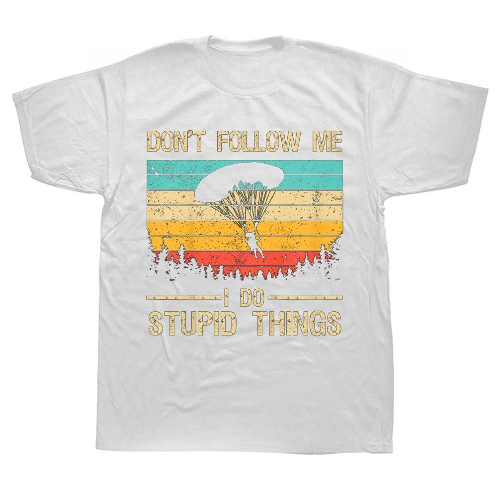 Funny Skydiving Art Skydiver Skydive Lovers T Shirts Summer Style Graphic Cotton Streetwear Short Sleeve Birthday Gifts Tshirt S