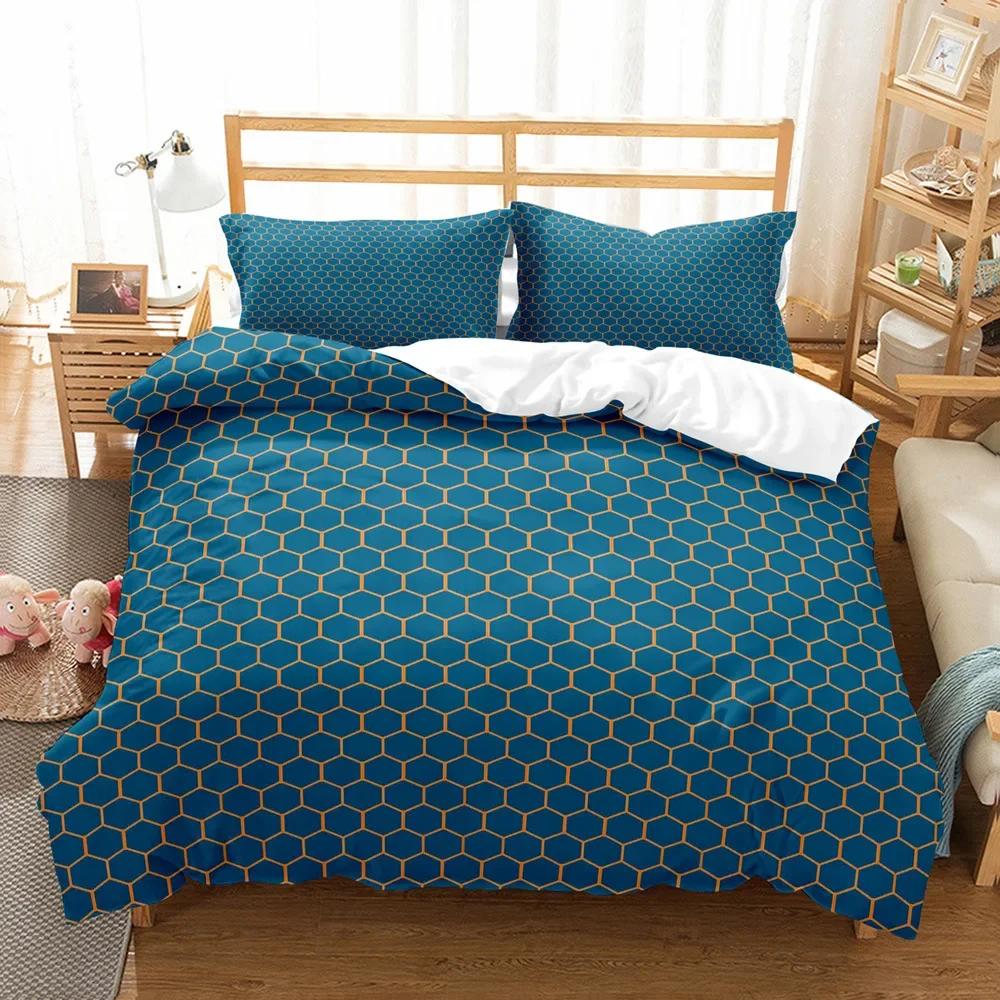 Comforter 3D Space Adult Bedding With King Comfortable And Elastic Home Textile Comforter Bedding Sets 2-3Pcs