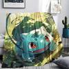 Bulbasaur Pokemon Blanket, Cozy Throw for Home Decor, Great Gift for Bulbasaur Collectors.chl