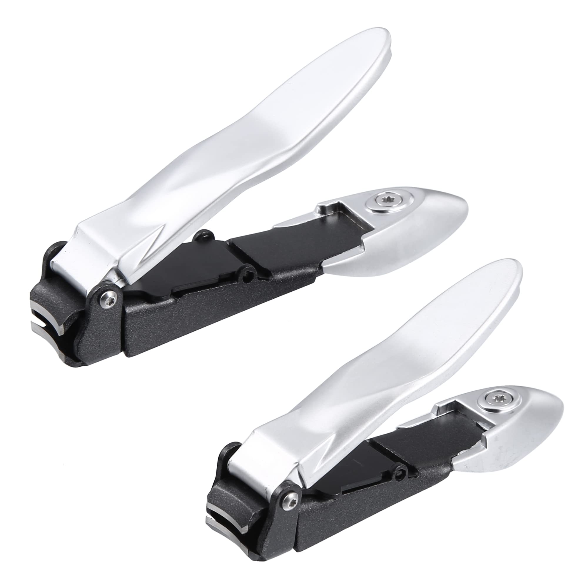 

VOCOSTE Nail Clipper Nail Care Nail Clipper Set Stainless Steel 2 Pieces Silver Tone