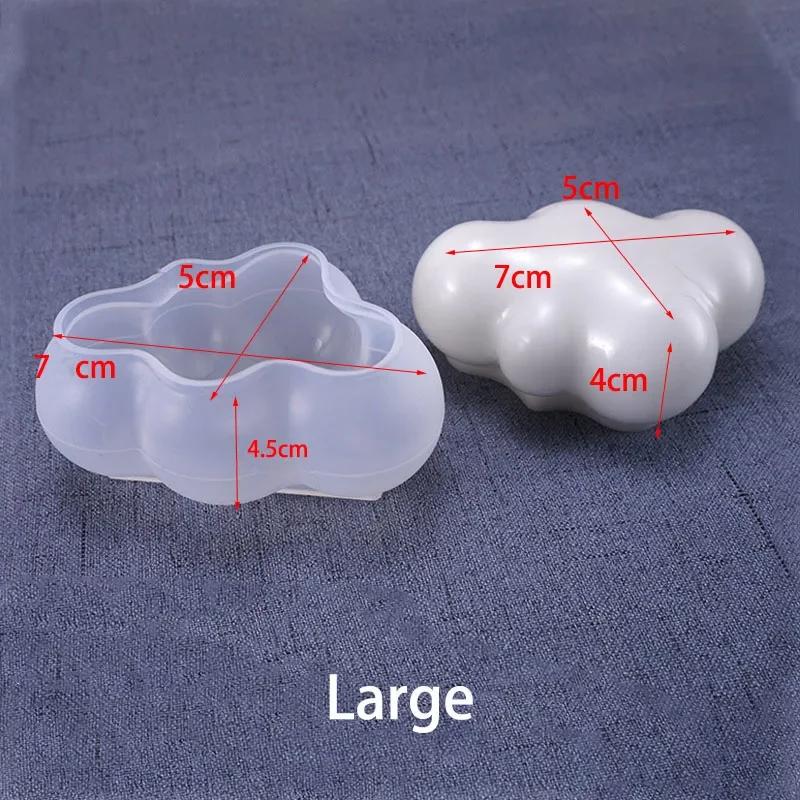 New 36 Cavity Clouds Silicone Mold Weather Shape DIY Baking Cake Chocolate Fondan Ice Cube Mold Handmade Soap Candle Decorations