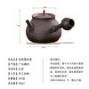 Bollitore con infusore da tè in argilla Set teiera in ceramica per bollire Teiera Zen fatta a mano Scalda teiera Teaware portatile in ceramica