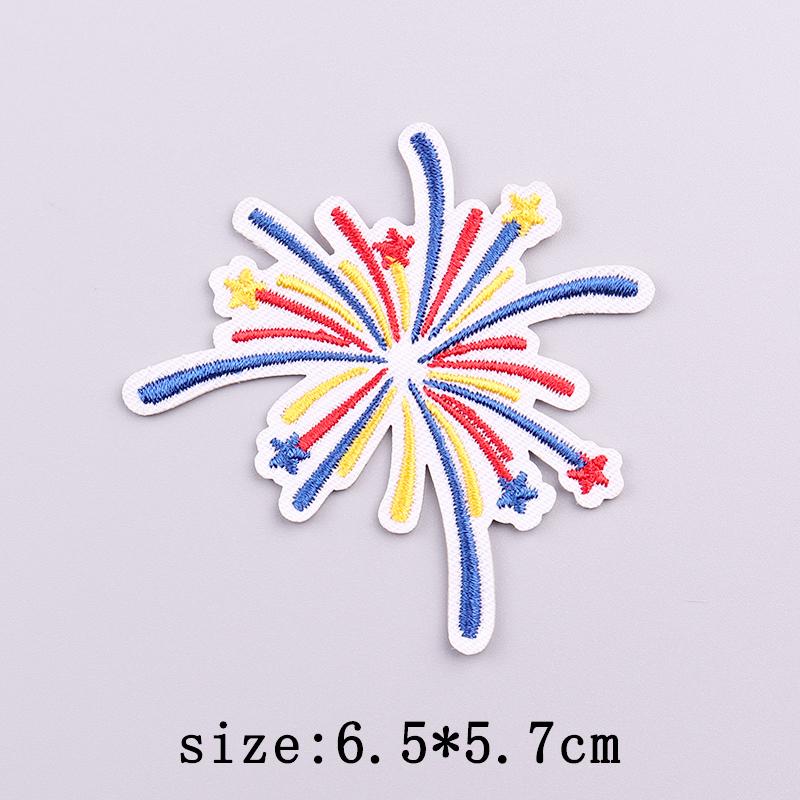 Нашивки в американском стиле, термонаклейки для одежды, вышитые нашивки с изображением белоголового орлана на одежде, наклейки на День независимости США