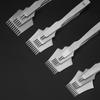 3pc/set Durable Leather Punching Tool Set, Profession Stainless Steel Stitching Chisels, DIY Leather Puncher with 2/5/10 Holes