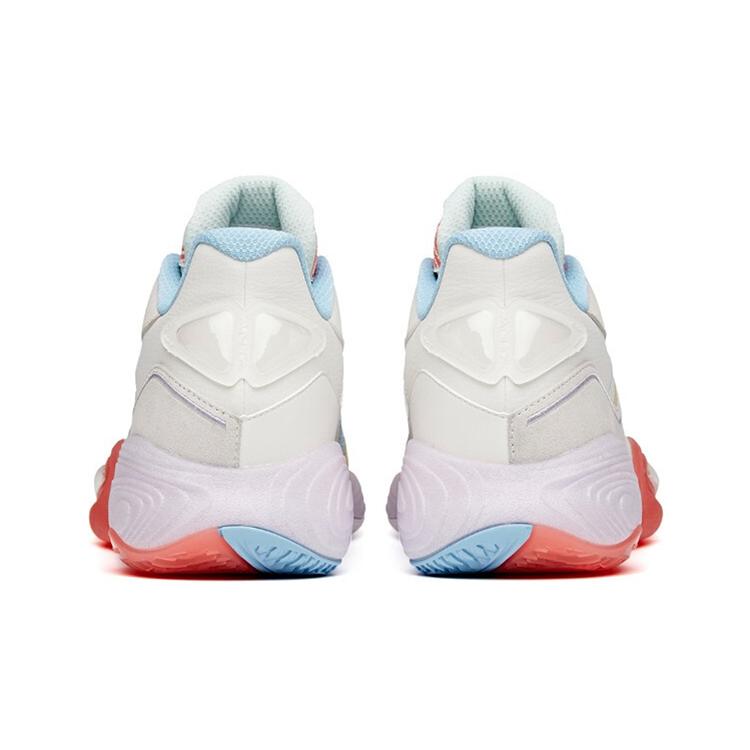 New Anta A Flash Bubble 1.0 Non slip Wear resistant Shock Absorption Low Top Basketball Shoes Blue Gray Red 912121608S-3