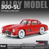 1/24 Mercedes-Benz 300SL 1936 Classic Car Legering Diecast Bilmodell Lyd Lys Barneleke Samleobjekter Hobby Bursdagsgaver