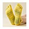 Yoga Pilates Five Finger Socks Ankle Men Non Slip Mesh Solid Simple Athletic Sport Boat Toe Socks