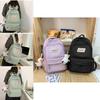 Stylish High School Students Double Shoulder Bag Large Capacity Book Bag Wholesale