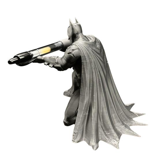 3D Printed Batman Pen Holder, Unique Desk Organizer for Office & Home, Cool Desktop Decoration & Fun Stationery Gift for Batman Fans