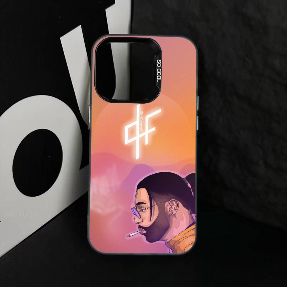 PNL QLF R-Rapper S-Singer Phone Case For iPhone 17,16,15,14,13,12,11 Plus,Pro Max,XS,Colorful Silver Black Cover