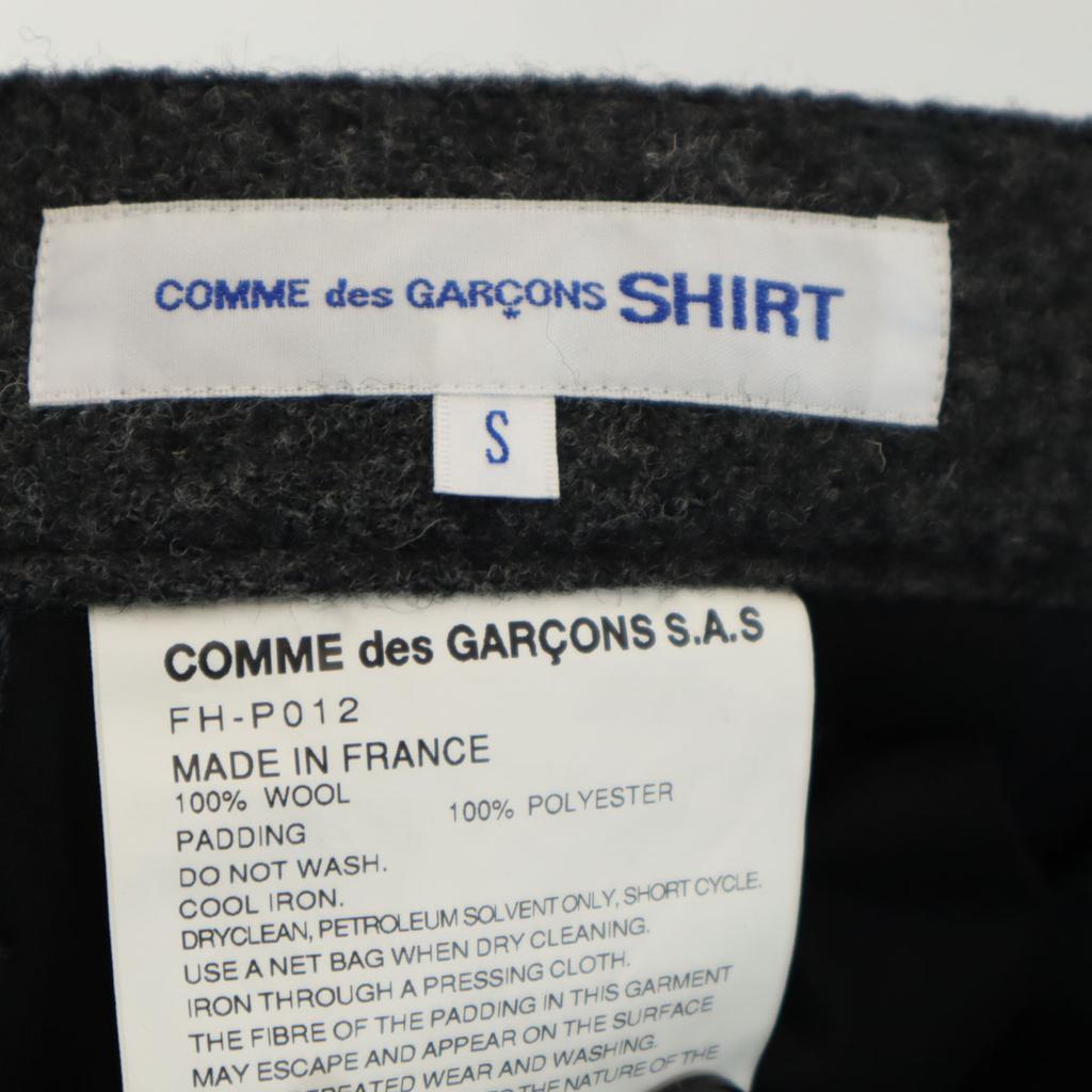 unused COMME des GARCONS SHIRT French wool Shorts S gray Cotton filling Men's Used