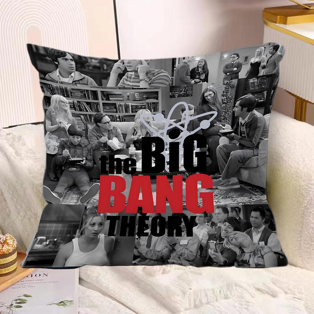 TV Series Pillow Covers Cartoon Sofa Decorative Home Doublesided Printing Short Plush Cushion The Bigs BBang Theorys Cover