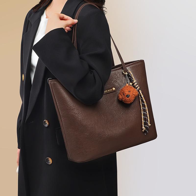 Tote bag women's new autumn and winter Korean slack shoulder bag underarm bag large capacity commuter bag large bag