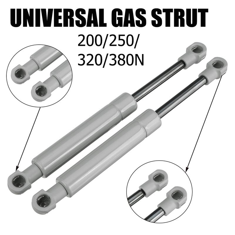2pcs 200/250/320/380N 195mm 8mm Car Gas Strut Bars Gas Spring Hood Support Rod Shock Lift for RV Bed Window Bus Caravans 200N