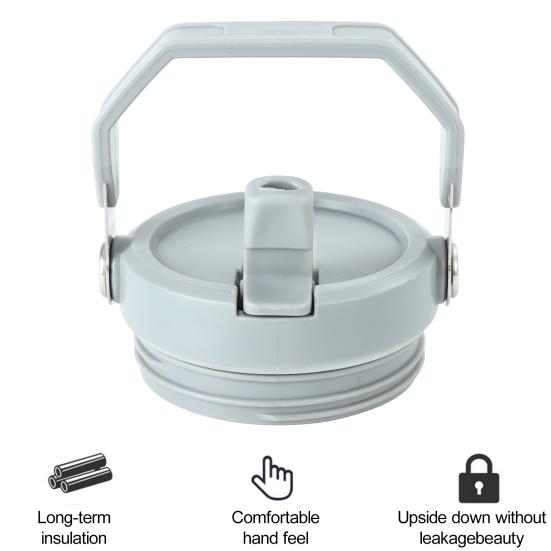 Cup Lid 20oz 30oz Good Seal Leak-Proof Food Grade with Straw Hole And Handle No Odor Thick Tumbler Replacement Lid Cup Cover Cap