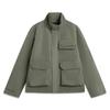 Li Ning Plain Zip Stand Collar Comfortable Breathable Versatile Loose Jacket Men Jackets Tea-Green AJDV131-2