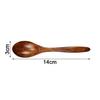 HTB Natürliche Holzlöffel, Set mit 4, für Lunchboxen, Currylöffel, Schöpflöffel, Joghurtlöffel, Suppenlöffel und für den Esszimmergebrauch, Lebensmittelecht, HTB-S4