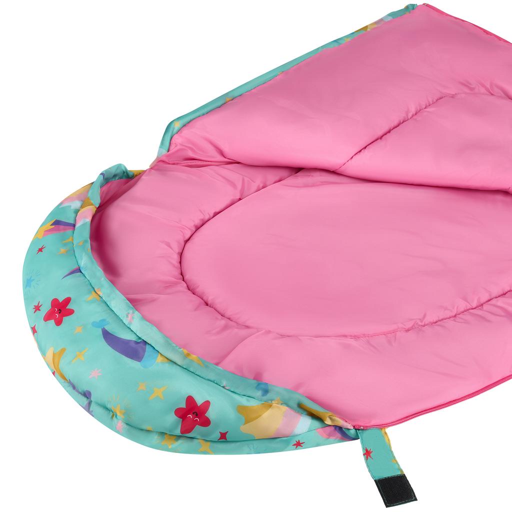 Nils Camp NC3201 Kids Sleeping Bag with Backpack - Stars (Size S)