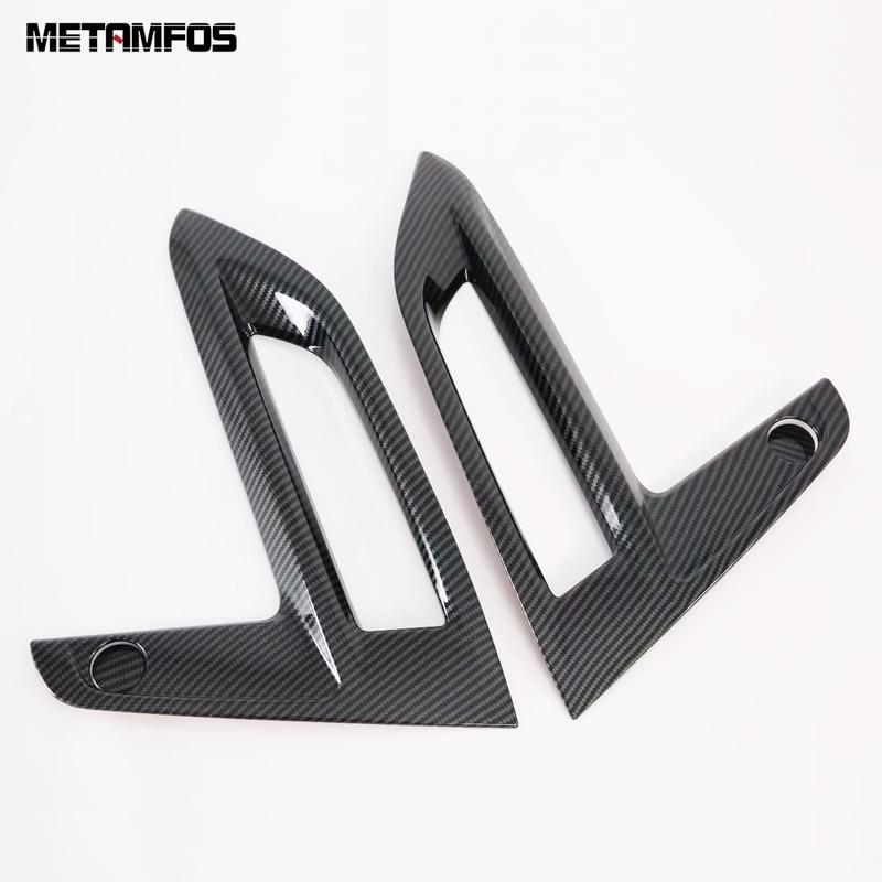 For Nissan Sentra Bluebird Sylphy - 2024 Chrome Front Fog Light Lamp Cover Trim Foglight Frame Protector Car Accessories