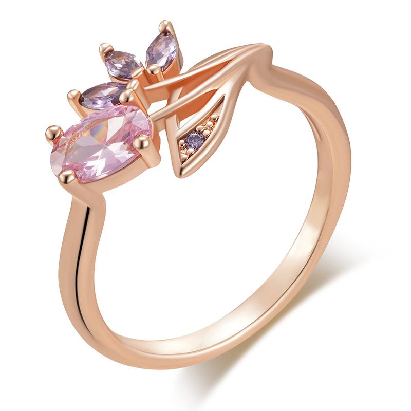 

Кольцо-цветок из фиолетового натурального циркона для женщин, роскошные украшения, праздничные подарки, обручальные кольца для невесты 8