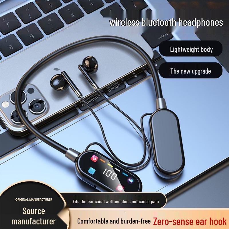 

Проводные Bluetooth-наушники с шейным ободом 2025 года - Длительное время работы от аккумулятора, Внутриканальные, Универсальная совместимость Device Only