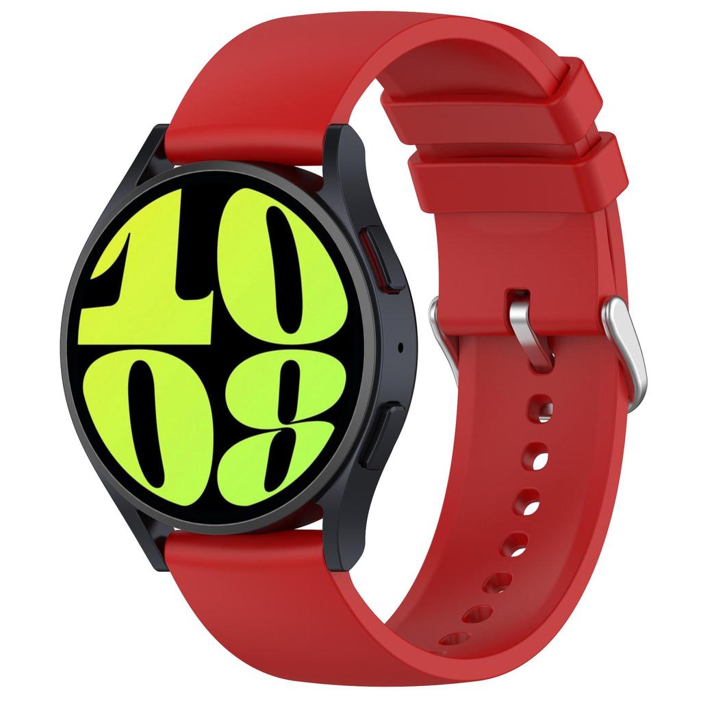 Extra Large Silicone Strap for Samsung Galaxy Watch 6 - 20/22mm Flat Head