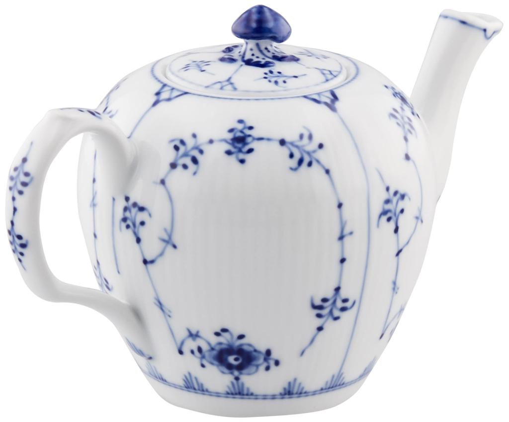 [Officially Imported] Royal Copenhagen Blue Fluted Plain Teapot, Mini, 350ml, Wedding Gift, 1017180
