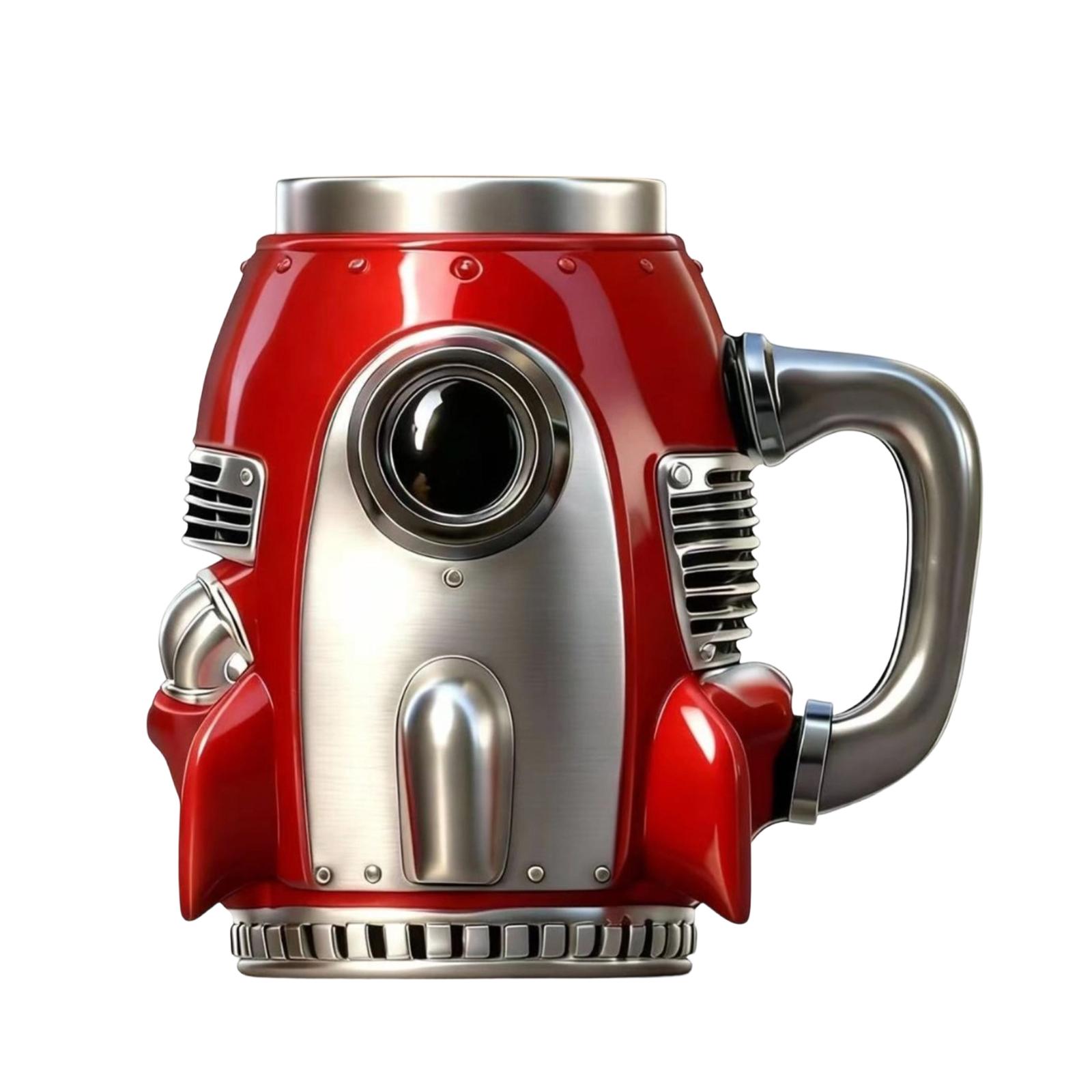 

Rocket Coffee Cup Creative Resin Stainless Steel Mug One Size