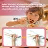 5 Pairs Kid Adult Training Chopsticks Trainers for Beginners, Japanese Wooden Beginners Training Chopsticks Helpers Set, Reble, Dishwasher Safe,