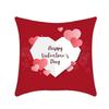 New Valentine's Day Pillow Linen Short Plush Car Pillow Red Love Pillow Cover Bed Cushion