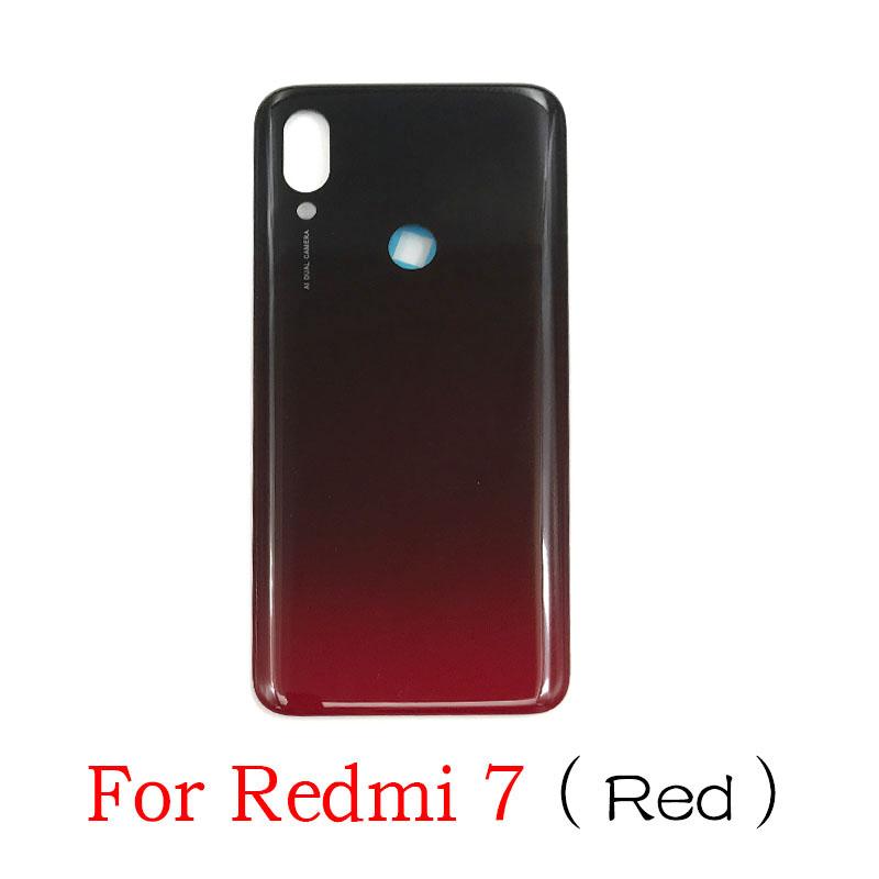 

Заднее стекло батареи для Xiaomi Redmi 7 8, клавиша регулировки громкости For Redmi7 Red