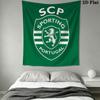 Sporting CP logo Wall Hanging Printed Fabric Blanket Decorative Tapestries for Bedroom Living Room Home Decor
