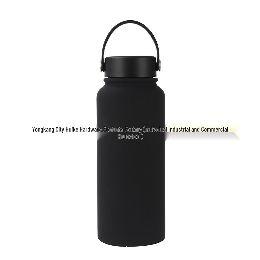 Insulated Stainless Steel Sports Water Bottle with Rubber Paint Finish for Outdoor Use