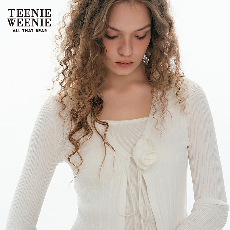 Teenie Weenie Women's French Floral Knit Cardigan