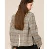 Son Jung Wan Big Collar Check Jacket Zjk6161100