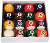 Set of Billiard Balls - VENTURA - 57.2mm - Polyester - Laminated - Mixed