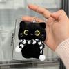 Cute Black Cat Plush Pendant Pilot Little Black Cat Hanging Backpack Creative Cat Plush Phone Gift Bag Charm