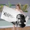 Rapper 2Pac Singer T-Tupacs Microfiber Blanket Quick Drying Beach Towels Oversized Printing Super Absorbent Pool Towel Blanket