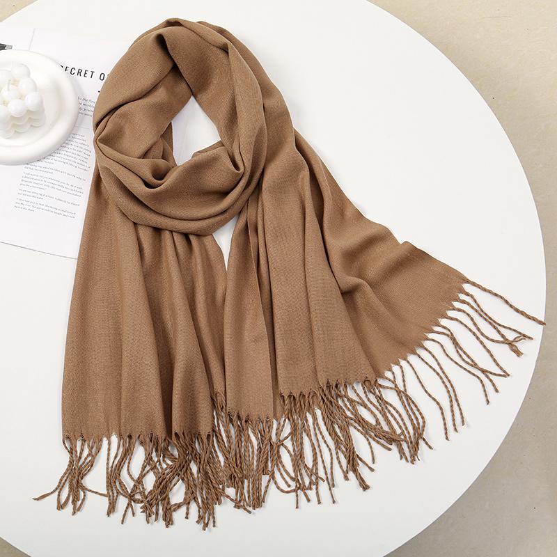 Marke Warmer Karomuster Kaschmir Poncho Schal Schal Luxuriöser Druck Dicke Pashmina Winterdecke Wickel Bufanda Lässiger Hijab Stolen Echarpe