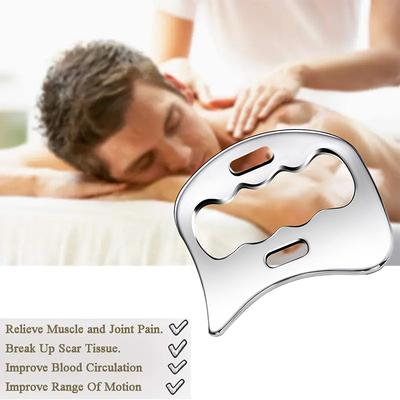 For Body Slimming Scraping Board Muscle Massage Relaxation Stainless Steel Gua Sha Stick Deep Tissue Relax Cellulite Massager
