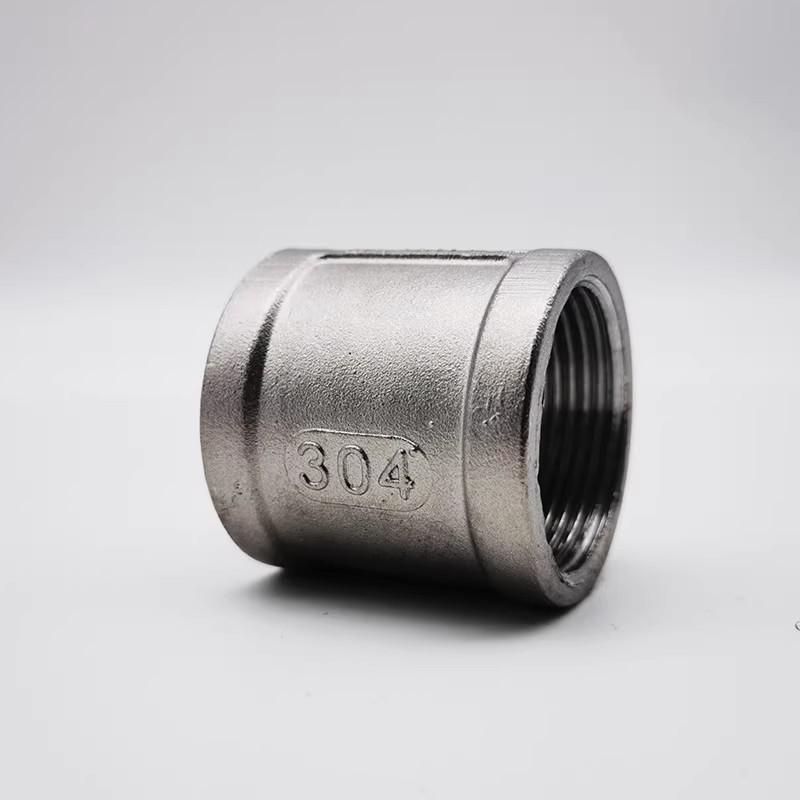 

304 Stainless Steel Inner Wire Pipe Fittings Clamp Cast Thread Direct Head 1/2 3/4 1 1.2 1.5 2 DN8/10/15/20 1/4