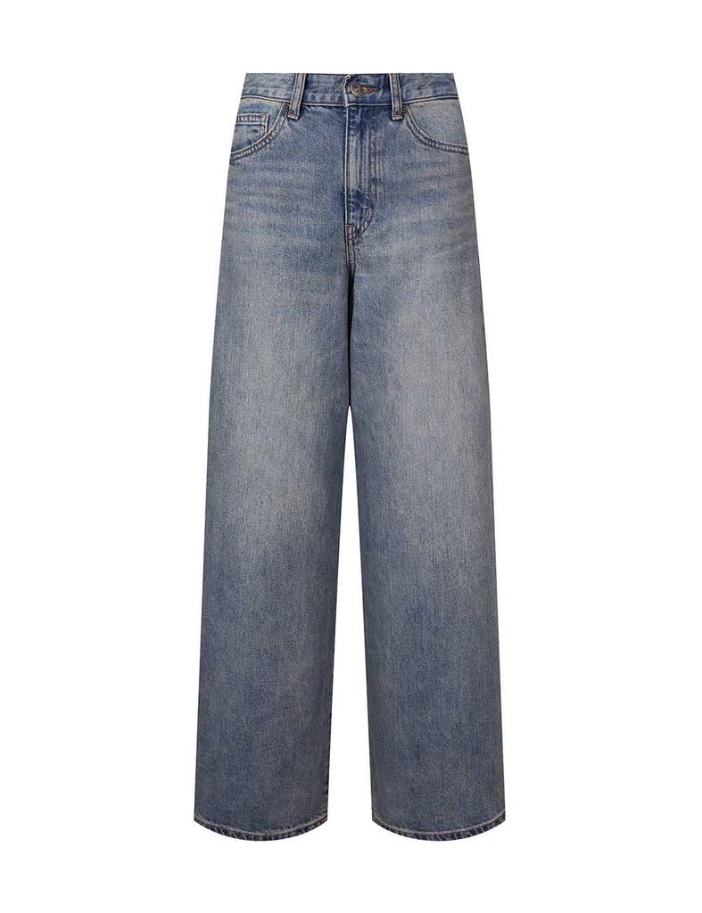 BUCKAROO Women'S New Wide D/L Tone Denim Pants Light Indigo