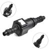 1 set Accoppiatore Tubo Flessibile Linea Carburante Auto 7,89 mm/ID6 Accoppiatore Tubo Connettore Rilascio Rapido Rilascio Accessori in Gomma Nylon