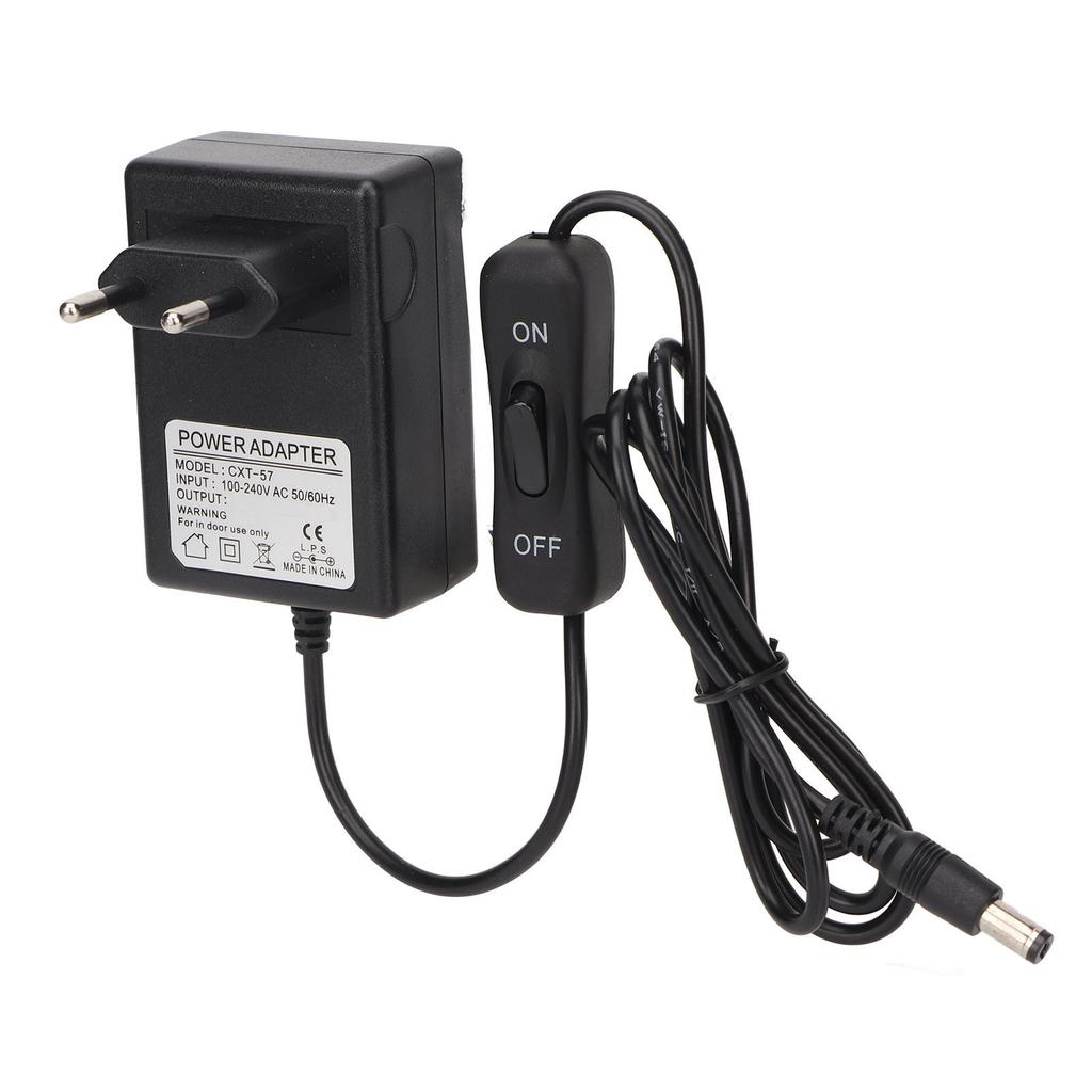 7.5V 2.5A Power Supply Plastic Metal Black Compact Portable Voltage Transformer Adapter for 10cm Foam Cutting Pen EU