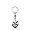 28mm Key Ring Couple Heart Love Minimalist Jewelry Components QY016