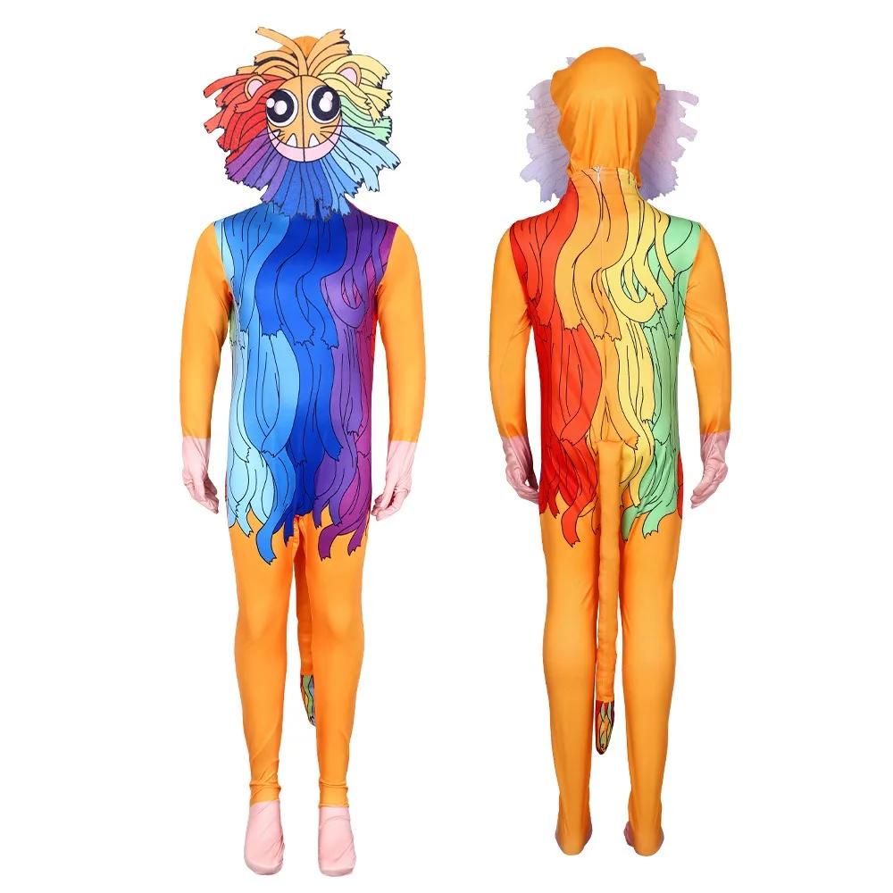Hororová hra Poppy 4 Halloweenský kostým monstra pro dospělé a děti Noční můry Stvoření Dinosaura Lva Yarnabys Pianosaurus Čas na hraní Cosplay