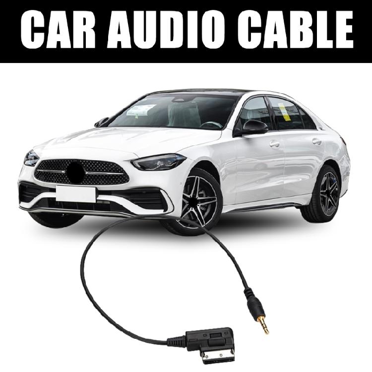 Enhanced Sound Quality 3.5mm Auxiliary Cable AUX Adapter Cord for Vehicles with AMI Connectivity With AMI 100cm PVC Wire