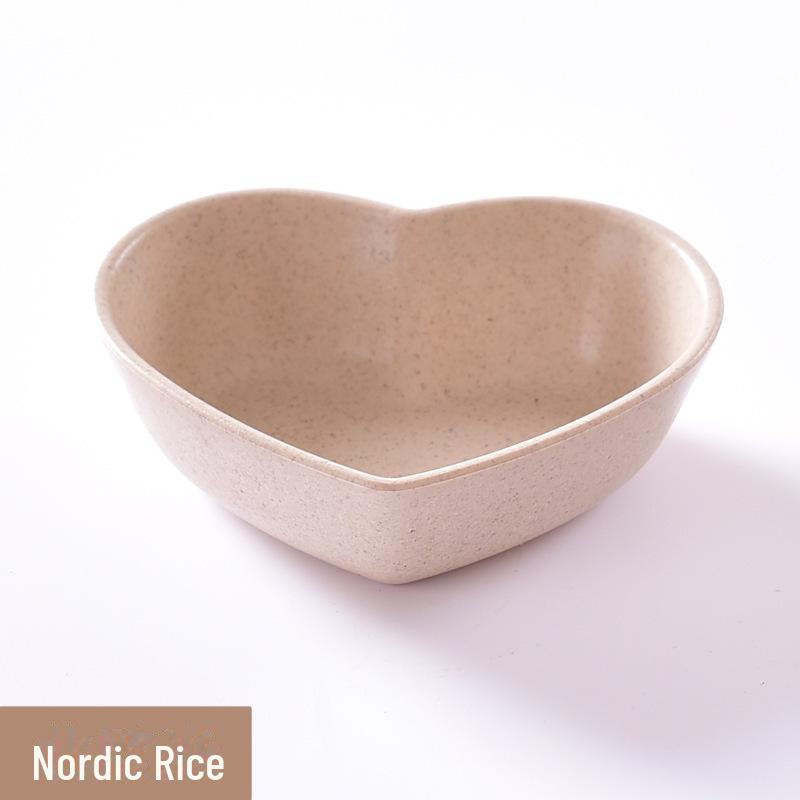 

Креативная приправа в форме сердца из пшеничной соломы — идеально подходит для уксуса, соевого соуса и макания